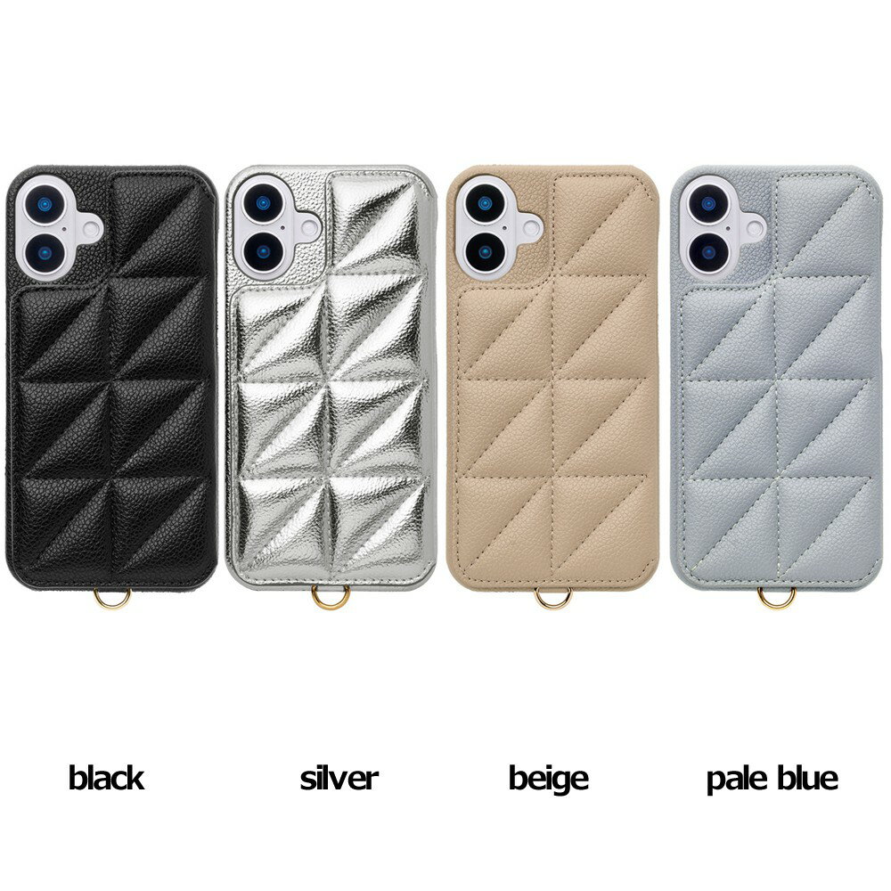 樂天商城 - ユニケース Triangle Puffy Case for iPhone 16 Plus
