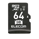 GR ELECOM MF-DRMR064GU11 microSDXCJ[h/ԍڗp/ϋv/UHS-I/64GB