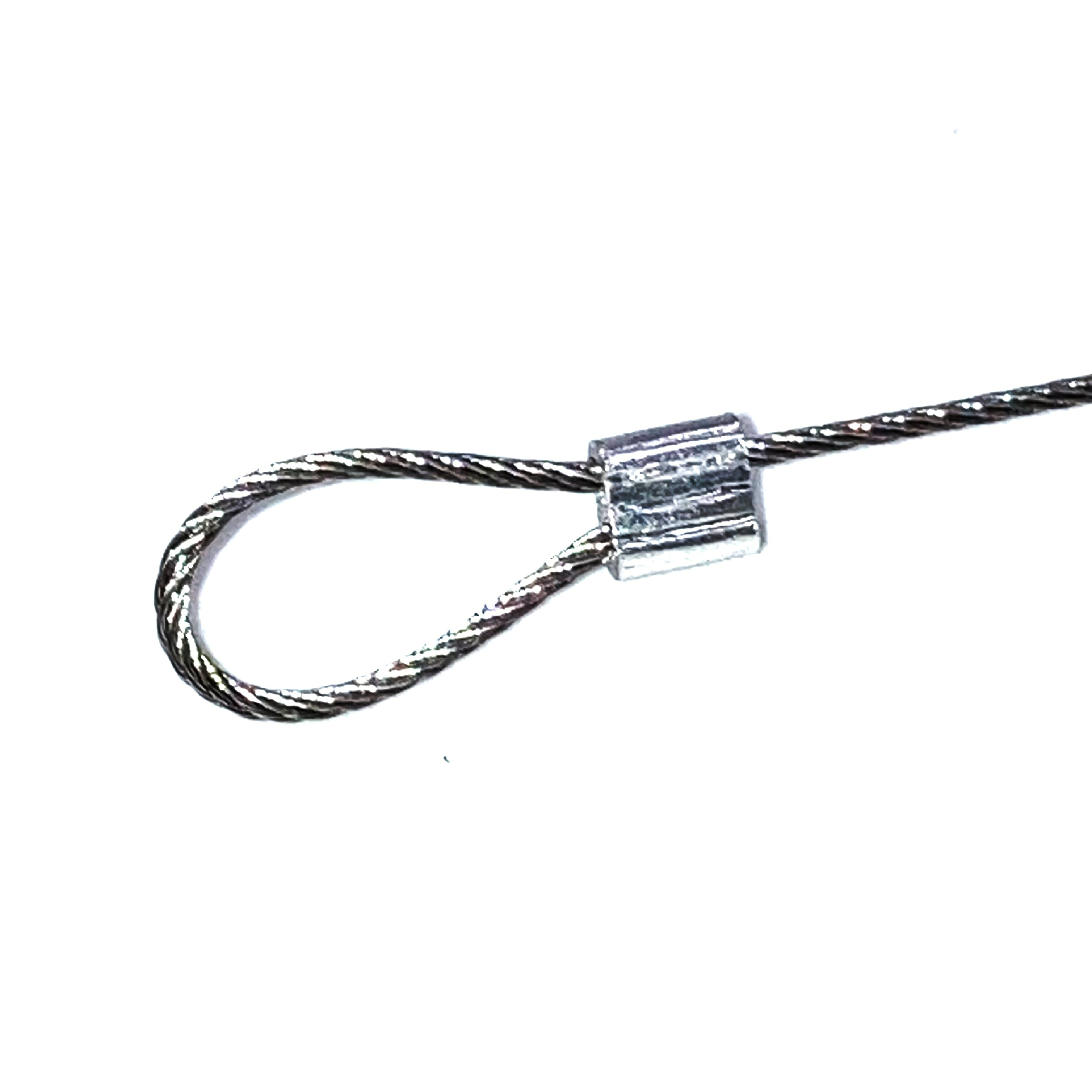 ストレートコード 120cm 150cm 両輪っか 1本 10本 100本 ステンレス カットワイヤー 落下防止 紛失防止 転倒 gadgetstore-10000683 Parts Plaza 楽天市場店 サンプル画像2