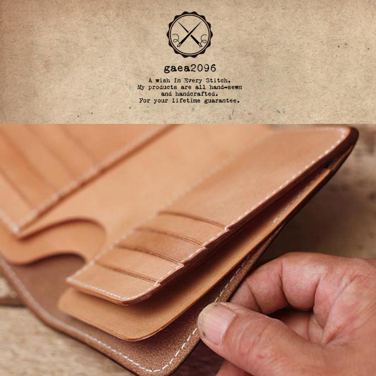 樂天商城 - 【こちらのみでのご注文不可】【ミドル財布専用カスタムオプション】カード入れ側にスリット加工 カスタム