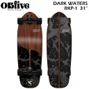 【SALE】 サーフスケート オービーファイブ OBFIVE DARK WATERS SURF SKATE 31インチ RKP-1 コンプリート スケートボード...
