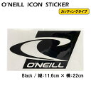 【オススメ】 サーフィン ステッカー オニール サーフ アイコン ステッカー O'NEILL ICON STICKER 22cm カッティングタイプ GO-15...