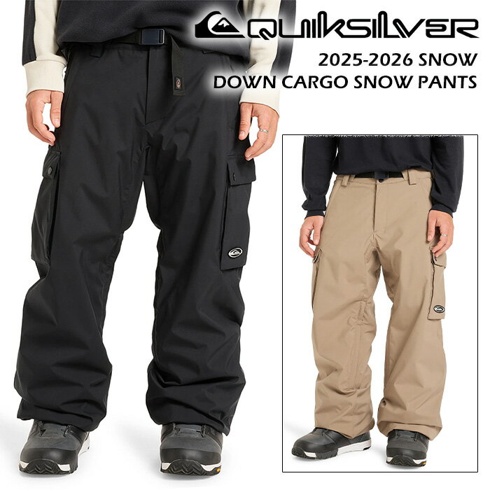 スノーボードウェア パンツ クイックシルバー スノーパンツ メンズ QUIKSILVER SNOW DOWN CARGO PT 【2..