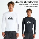 クイックシルバー ラッシュガード メンズ QUIKSILVER ALL TIME LR ラッシュガード 長袖 【2025年春夏】 QLY251001 水着 UV...