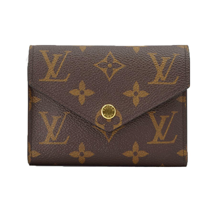 【LOUIS VUITTON】LV ルイ・ヴィトン M41938 ポルトフォイユ・ヴィクトリーヌ モノグラム フューシャ ピンク 三つ折り財布 コンパクトウォレット【送料無料】【中古】