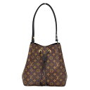 【LOUIS VUITTON】LV ルイ・ヴィトン M44020 ネオノエ モノグラム ノワール ブラック ショルダーバッグ 【送料無料】【中古】