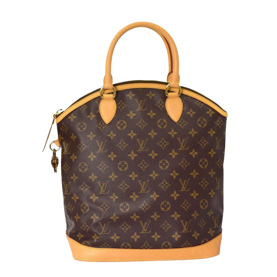 【LOUIS VUITTON】LV ルイ・ヴィトン M40103 ロックイット ヴェルティカル モノグラム ブラウン PVCコーティングキャンバス/レザー ハンドバッグ 【送料無料】【中古】