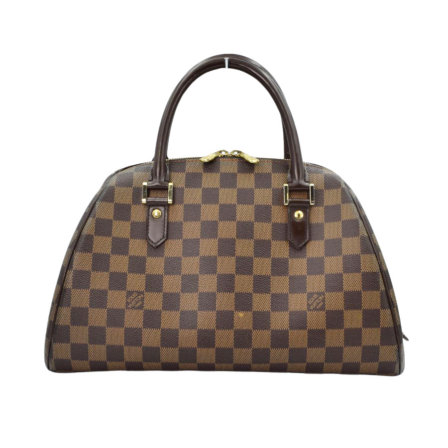 【LOUIS VUITTON】LV ルイ・ヴィトン N41434 リベラMM ダミエ ブラウン ハンドバッグ【送料無料】【中古】