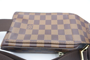 【LOUIS VUITTON】LV ルイ・ヴィトン N51994 ダミエ ジェロニモス ブラウン ショルダーバッグ ボディバッグ 美品【送料無料】【中古】