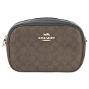 【COACH】コーチ CA547 IMAA8 シグネチャー ジェイミーカメラバック ブラウン/ブラック PVC/レザー ショルダー取り外し可 ショルダーバック ...