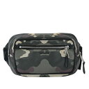 【BURBERRY】バーバリー 8042040 ウエスト キャンバス カモ8 マングローブグリーン PVC/レザー ウエストバッグ 【送料無料】【中古】