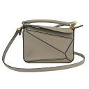 【LOEWE】ロエベ A510U95X37 2150 パズル ミニバッグ サンド ソフトグレインカーフスキン 2Way ショルダーバッグ/ハンドバッグ 【送料無...
