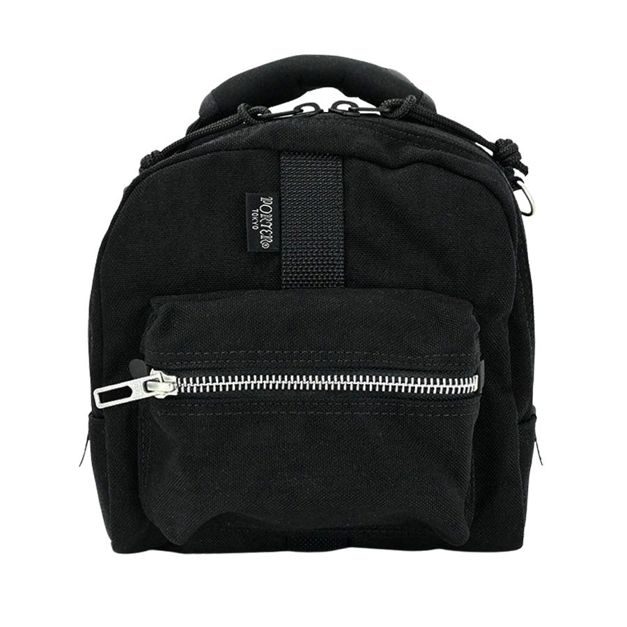 【PORTER】ポーター 500-17522 ウィロー ショルダーバッグ ブラック ナイロンオックス（塩縮加工）/ア..