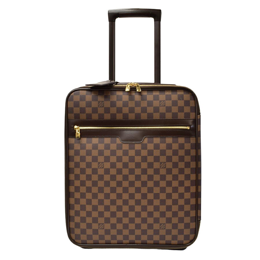 【LOUIS VUITTON】LV ルイ・ヴィトン N23256 ペガス50 ダミエ ブラウン キャリーケース キャリーバッグ スーツケース トランク【送料無料】【中古】