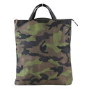 【PELLE MORBIDA】ペッレモルビダ 2WAY クラッチバッグ ONDA オンダ PMO-ON003 グリーン系カモフラージュ(迷彩)/ブラック ナイロ...