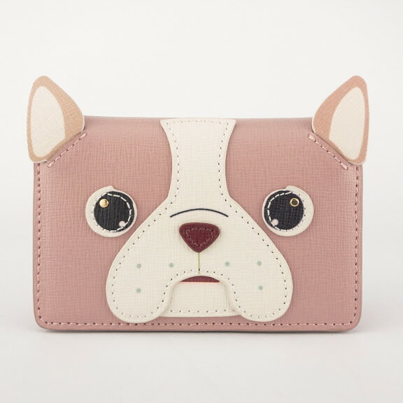 安心発送即出荷 Furla フルラ Ndo Pcq1 R99n71 アレグラ S カードケース ブルドッグ 犬 ピンク Toni Rosa Antico 送料無料 中古 はこぽす対応商品