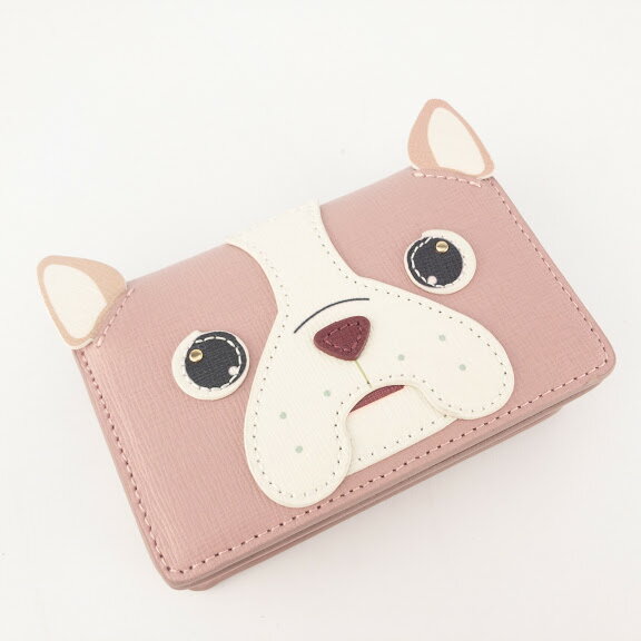 安心発送即出荷 Furla フルラ Ndo Pcq1 R99n71 アレグラ S カードケース ブルドッグ 犬 ピンク Toni Rosa Antico 送料無料 中古 はこぽす対応商品