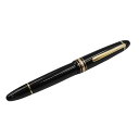 【MONTBLANC】モンブラン マイスターシュテュックM 4810 ブラック/ゴールド ペン先14K 万年筆 インクなし 【送料無料】【中古】