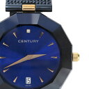 【CENTURY】センチュリー 606.5.X.MBi.15.SM5 プライムタイム チャイナラッカー ブルー ステンレススティール/ダイヤモンド1個 0.00...