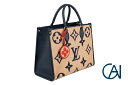 LOUIS VUITTON【ルイ ヴィトン】オンザゴー MMモノグラム ラフィア【新品】(4)