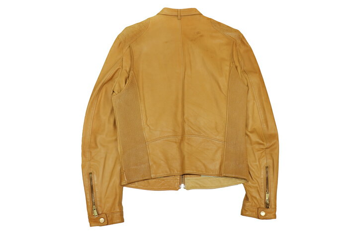 DSQUARED2【ディースクエアード】レザージャケット ラムレザーベージュ系【USED】【あす楽】