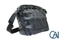CHANEL【シャネル】メッセンジャーバッグ ブラックナイロン×ツイード【USED】