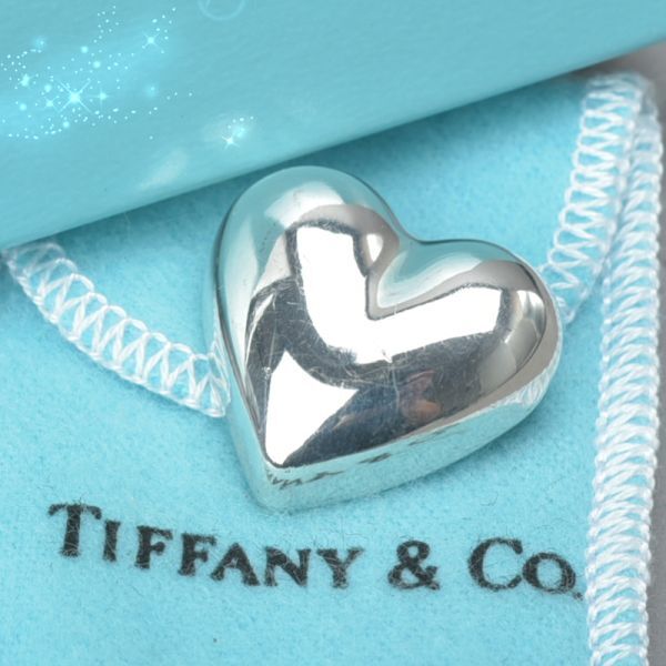 新品仕上げ Tiffany&Co. ティファニー ハート ブローチ SV925 9.1g シルバー 磨き済 箱付き ピンブローチ アクセサリー /k.g