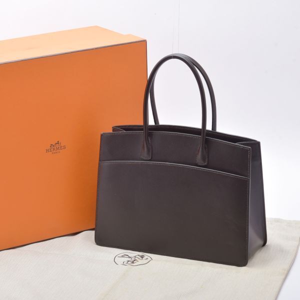 HERMES エルメスホワイトバスGMシェーブルダークブラウン 2026年最新