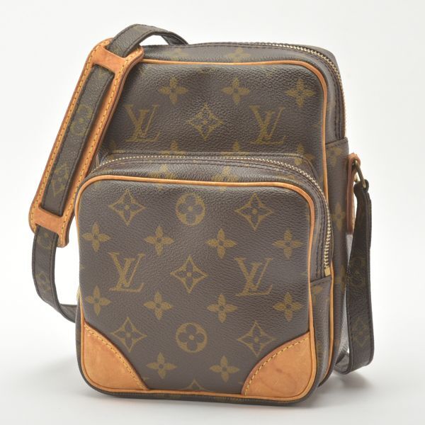 美品 ルイヴィトン アマゾン ショルダーバッグ モノグラム レザー M45236 内ベタ無し クロスボディ ポシェット 鞄 /b.h/c.k