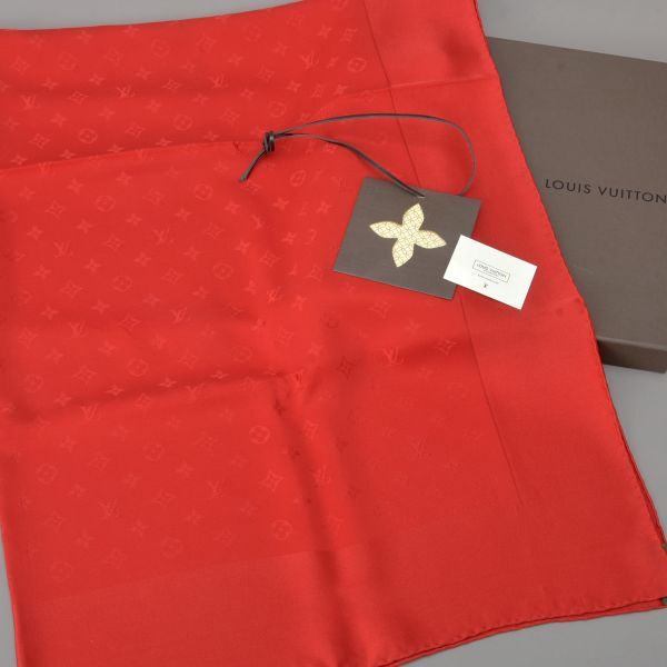 【美品】LOUIS VUITTON 赤 マフラー ウール94% シルク6% 楽天市場】ルイヴィトン マフラー 赤の通販