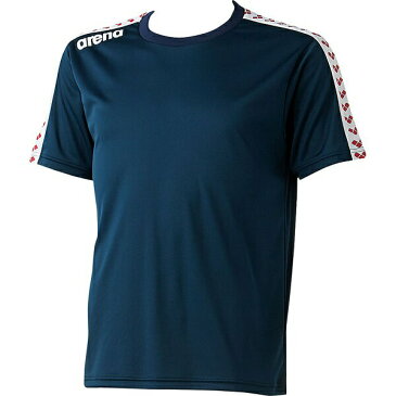 ◆◆○送料無料 メール便発送 ＜アリーナ＞ ARENA チームラインTシャツ ARN6331-DNY(arn6331-dny-are1)