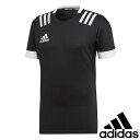 ◆◆送料無料 メール便発送 ＜アディダス＞ ADIDAS ラグビー3ストライプジャージー FXU53 (DY8502)