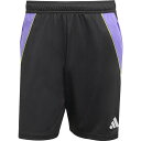 ◆◆メール便発送 <アディダス> ADIDAS ティロ 24 トレーニングショーツ KNS65 (JW4367:ブラック/パープルラッシュ)