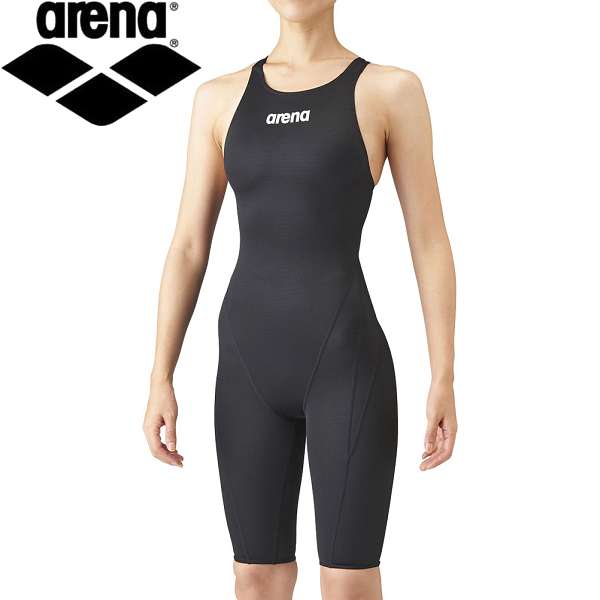 ◆◆○メール便発送 ＜アリーナ＞ ARENA ジュニア 競泳用水着 ハーフスパッツ（クロスバック） 水泳 ARN1020WJ-BKBK