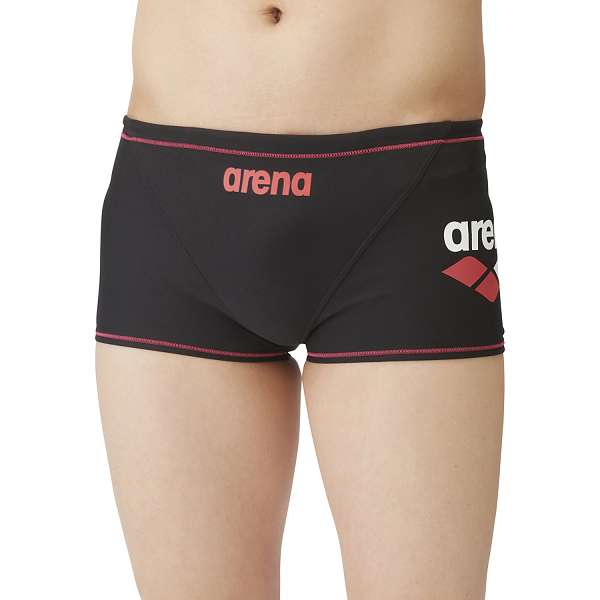 ◆◆○メール便発送 ＜アリーナ＞ ARENA トレーニングスパッツ（ショートレッグ） SAR4104 （BKRD：ブラック×レッド） 水泳 メンズ