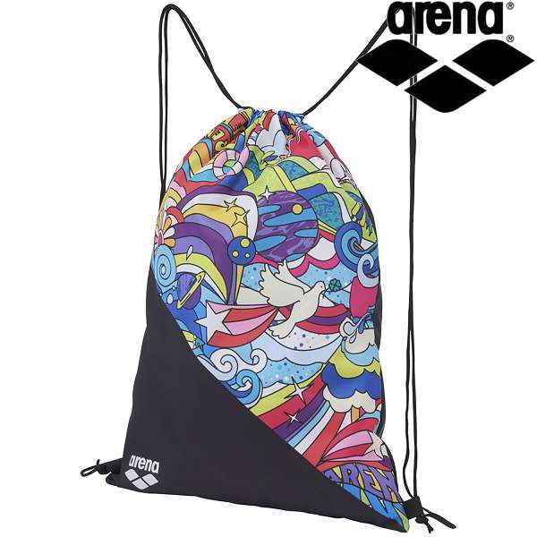 ◆◆○メール便発送 ＜アリーナ＞ ARENA マルチバッグ AS5SBP32U (BKWH：ブラック×ホワイト) 水泳 AS5SBP32U-BKWH