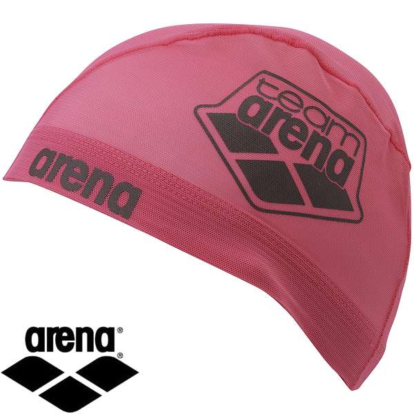 ◆◆○メール便発送 ＜アリーナ＞ ARENA メッシュキャップ(TEAM ARENA) AS5SSC58U (PKBW：ピンク) 水泳 ユ..