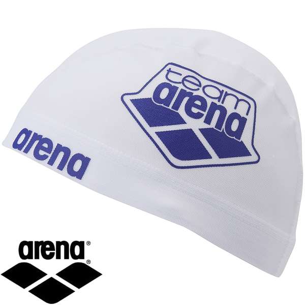 ◆◆○メール便発送 ＜アリーナ＞ ARENA メッシュキャップ(TEAM ARENA) AS5SSC58U (WHNV：ホワイト) 水泳 ユニセックス AS5SSC58U-WHNV