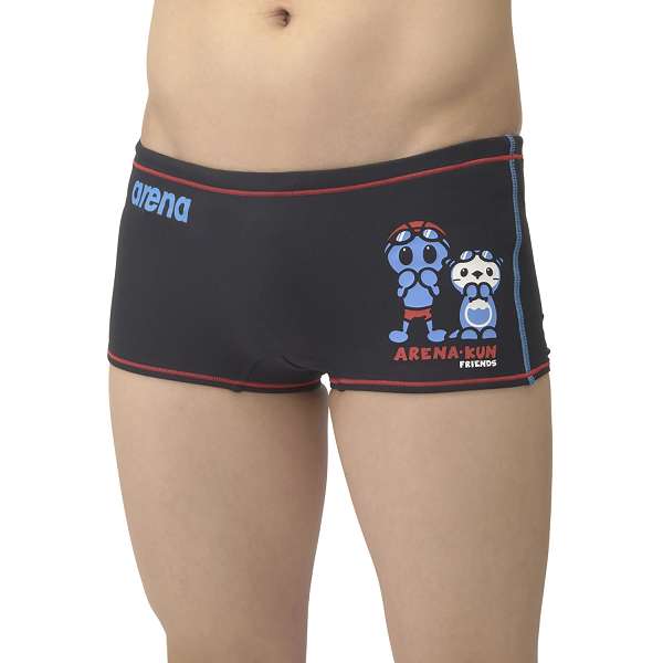 ◆◆○メール便発送 ＜アリーナ＞ ARENA トレーニングスパッツ(ショートレッグ) AS5SWM02M (BK02：ブラック) 水泳 水着 メンズ AS5SWM02M-BK02
