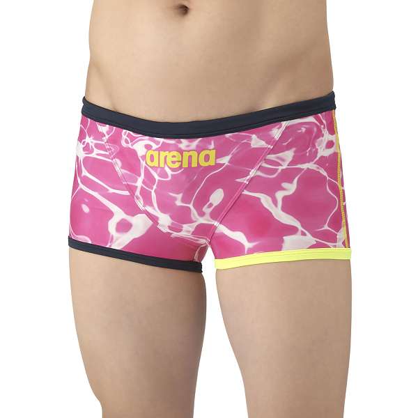 ◆◆○メール便発送 ＜アリーナ＞ ARENA トレーニングスパッツ(ショートレッグ) AS5FWM03M (PKWH：ピンク×ホワイト) AS5FWM03M-PKWH