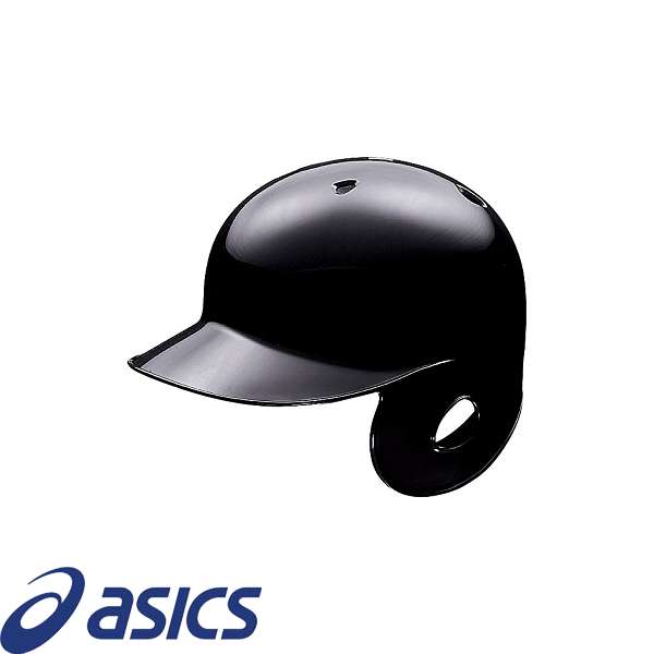 ◆◆ 【アシックス】 ASICS 軟式バッティングヘルメット441 （001：ブラック） 野球 3123A692-001