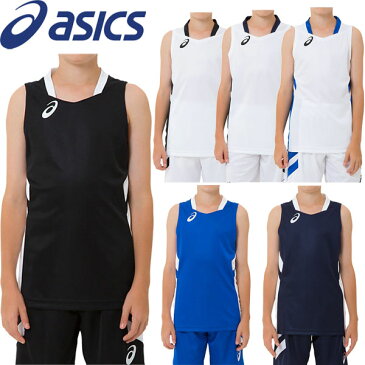 ◆◆● 送料無料 メール便発送 ＜アシックス＞ 【ASICS】 2019SS ジュニア キッズ JR.ゲームシャツ ノースリーブシャツ バスケットボール 2064A009