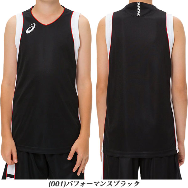 ◆◆● 送料無料 メール便発送 ＜アシックス＞ 【ASICS】 2019SS ジュニア キッズ JR.ゲームシャツ ノースリーブシャツ バスケットボール 2064A013