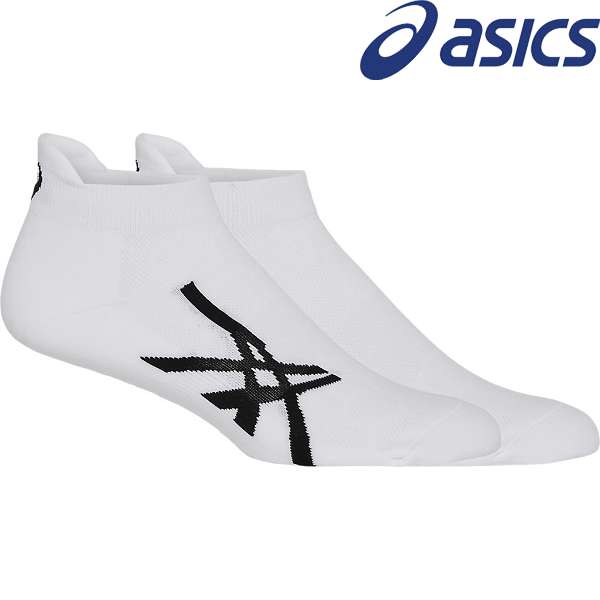 ◆◆メール便発送 ＜アシックス＞ ASICS SOLUTION SPEEDアンクルソックス （101：ホワイト×ブラック） テニス 3043A098-101