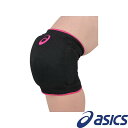 ◆◆メール便発送 <アシックス> ASICS ウイメンズヒザサポーター (002:ブラック×ブライトローズ) レディース バレーボール 3052A009-002