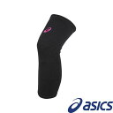 ◆◆メール便発送 <アシックス> ASICS VBニースリーブ (002:ブラック×ベリーピンク) バレーボール 3053A147-002