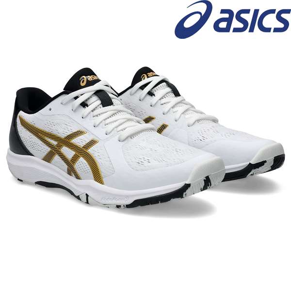 ◆◆ <アシックス> ASICS DYNAFEATHER 1073A064 (101:WHITE/BLACK) 卓球 シューズ 1073A064-101