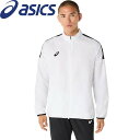 ◆◆ <アシックス> ASICS ドライクロスロゴテープジャケット 2031E965 (100:BRILLIANT WHITE) 2031E965-100
