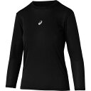 ◆◆メール便発送 <アシックス> ASICS ジュニアミドルフィット長袖アンダーシャツ 2034A987 (001:パフォーマンスブラック) 2034A987-001