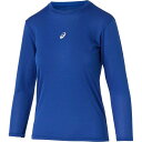 ◆◆メール便発送 <アシックス> ASICS ジュニアミドルフィット長袖アンダーシャツ 2034A987 (401:ロイヤル) 2034A987-401